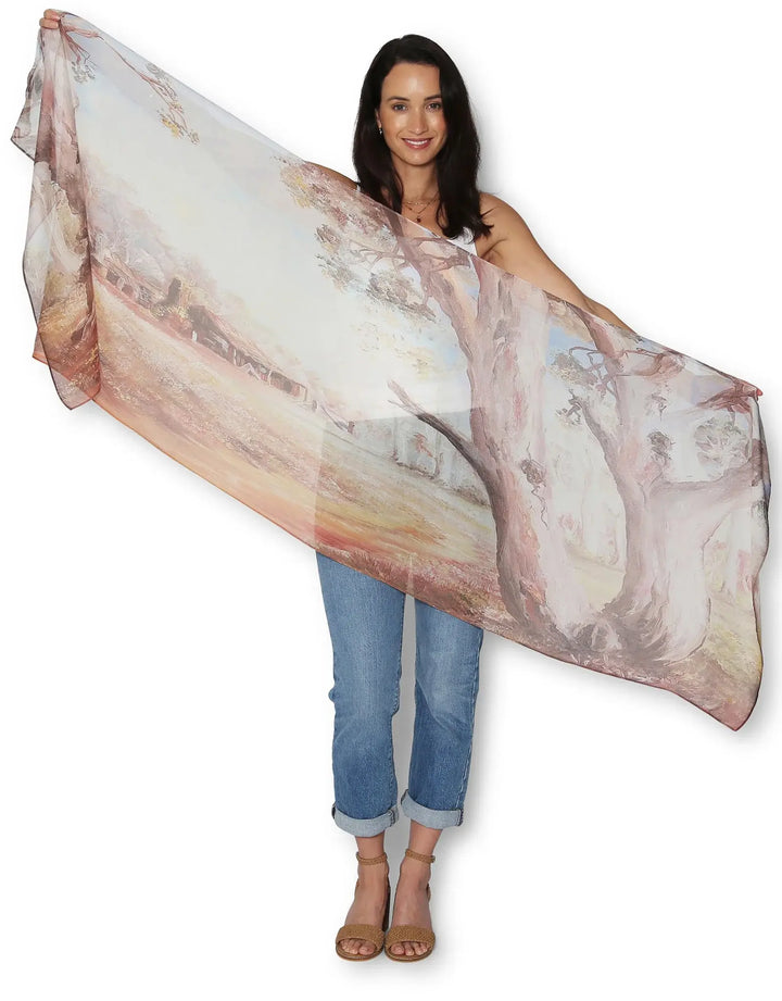 Small Scarf Among The Gum Trees