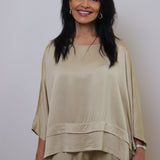 Riley Satin Blend Top