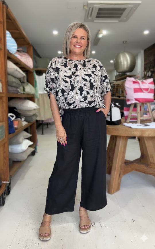 Kristie Top Embroidery