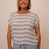 Carina Box Top Stripe