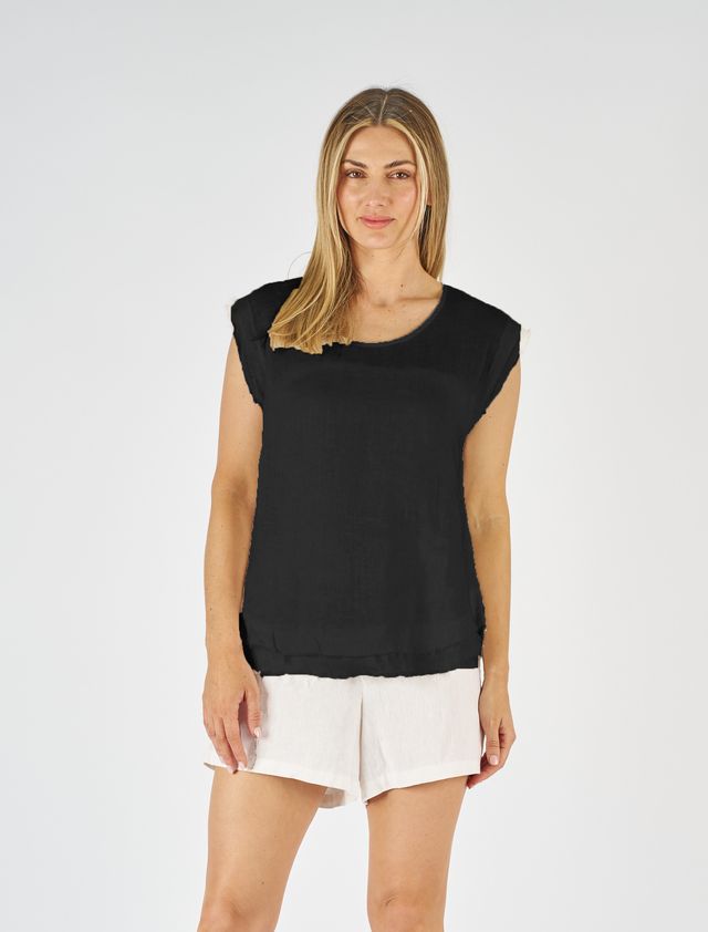 Gemma Linen Top
