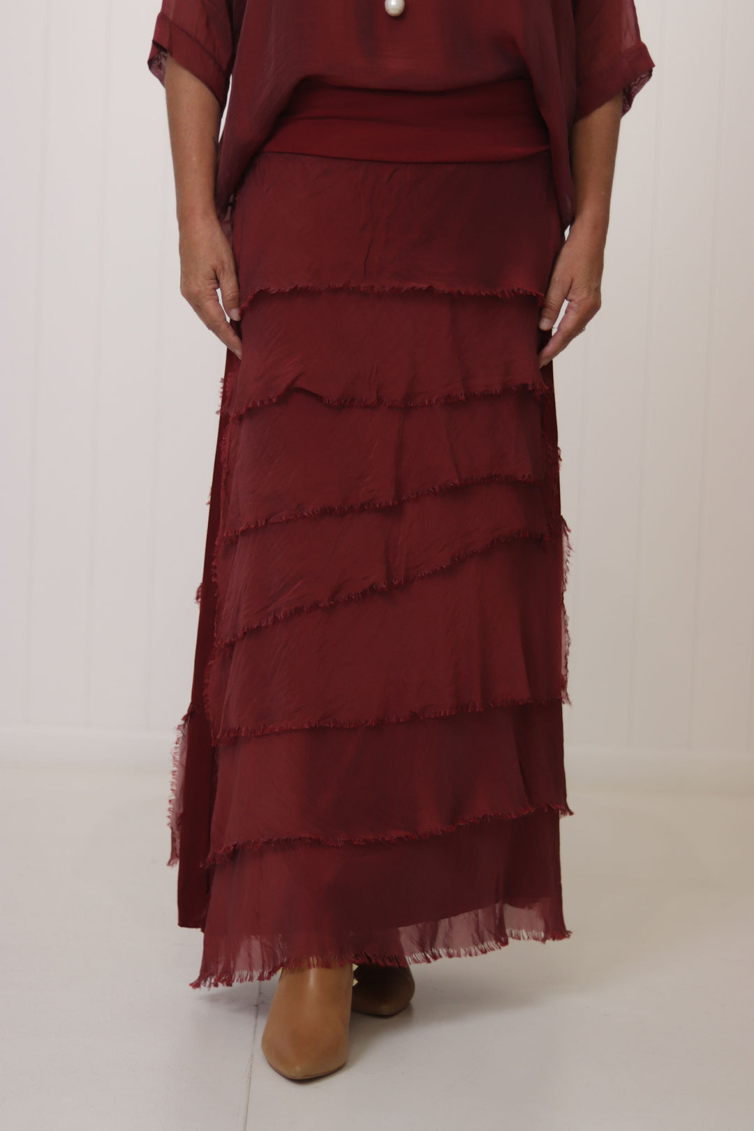 Catherine Silk Skirt