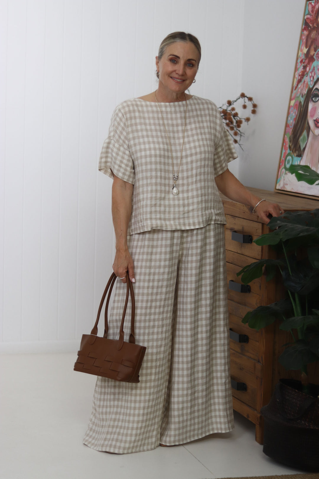 Tuscan Pant Check