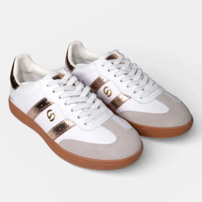 2001 Parallel White/Gold Leather