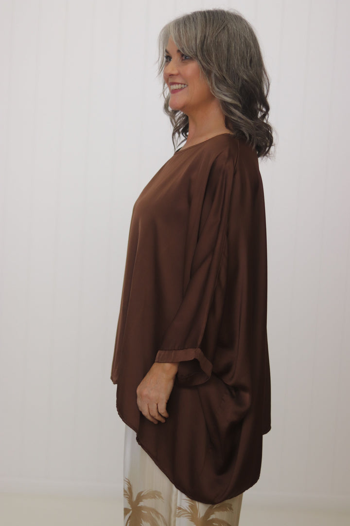 Portofino Batwing Silk Top