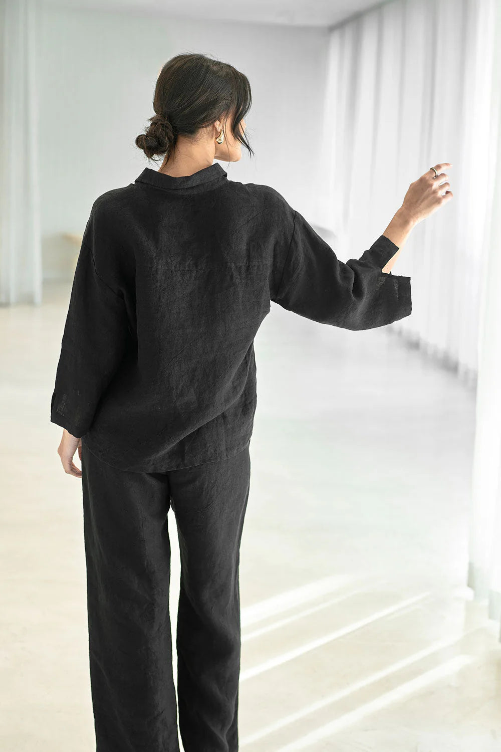 Fundamental Wide Leg Linen Pant