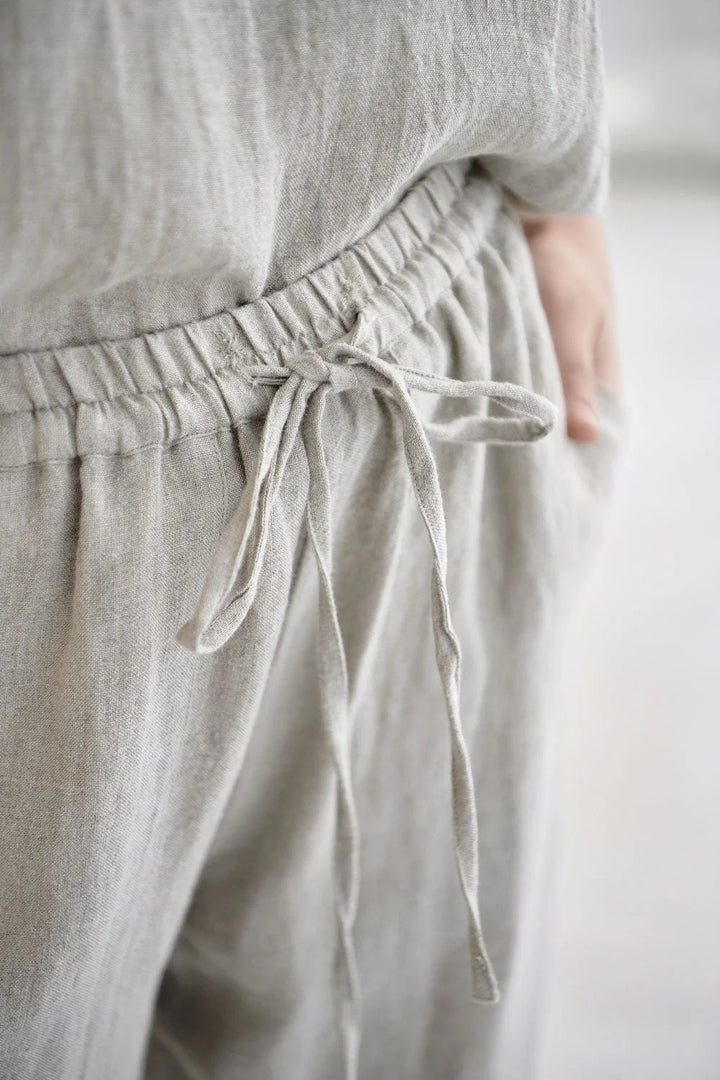 Fundamental Wide Leg Linen Pant