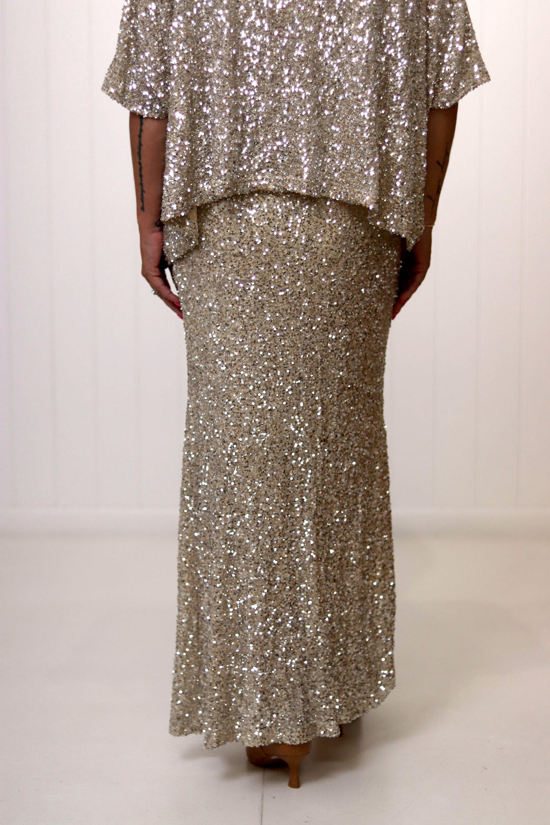 Donna Sequin Skirt