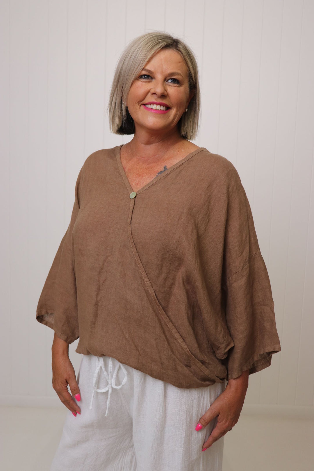 Daphne Linen Crossover