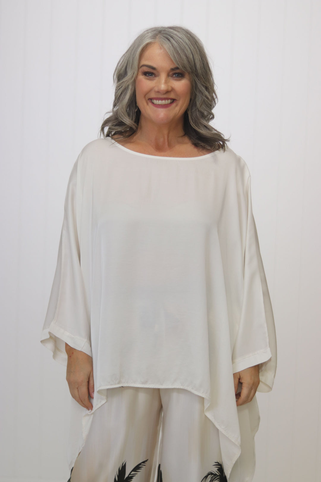 Portofino Batwing Silk Top
