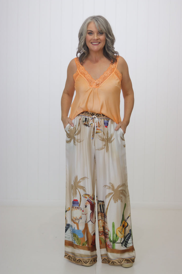 Silk Lace Cami