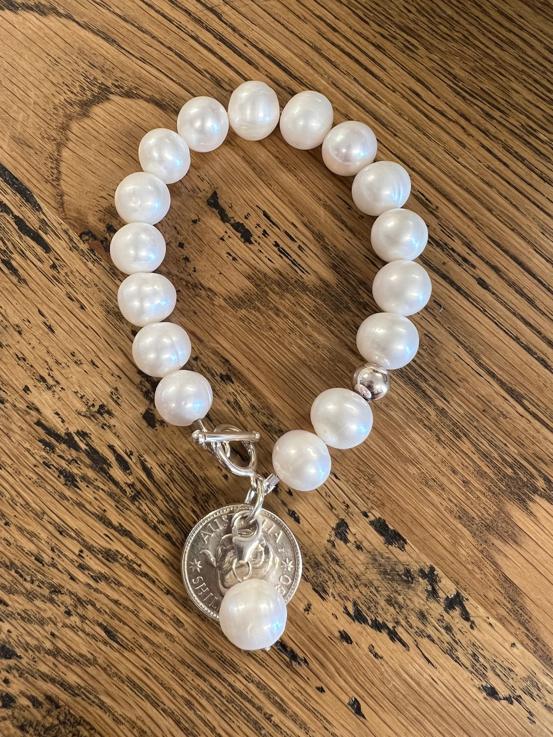 Lucy Pearl Bracelet White