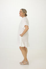 KARGY DRESS - WHITE