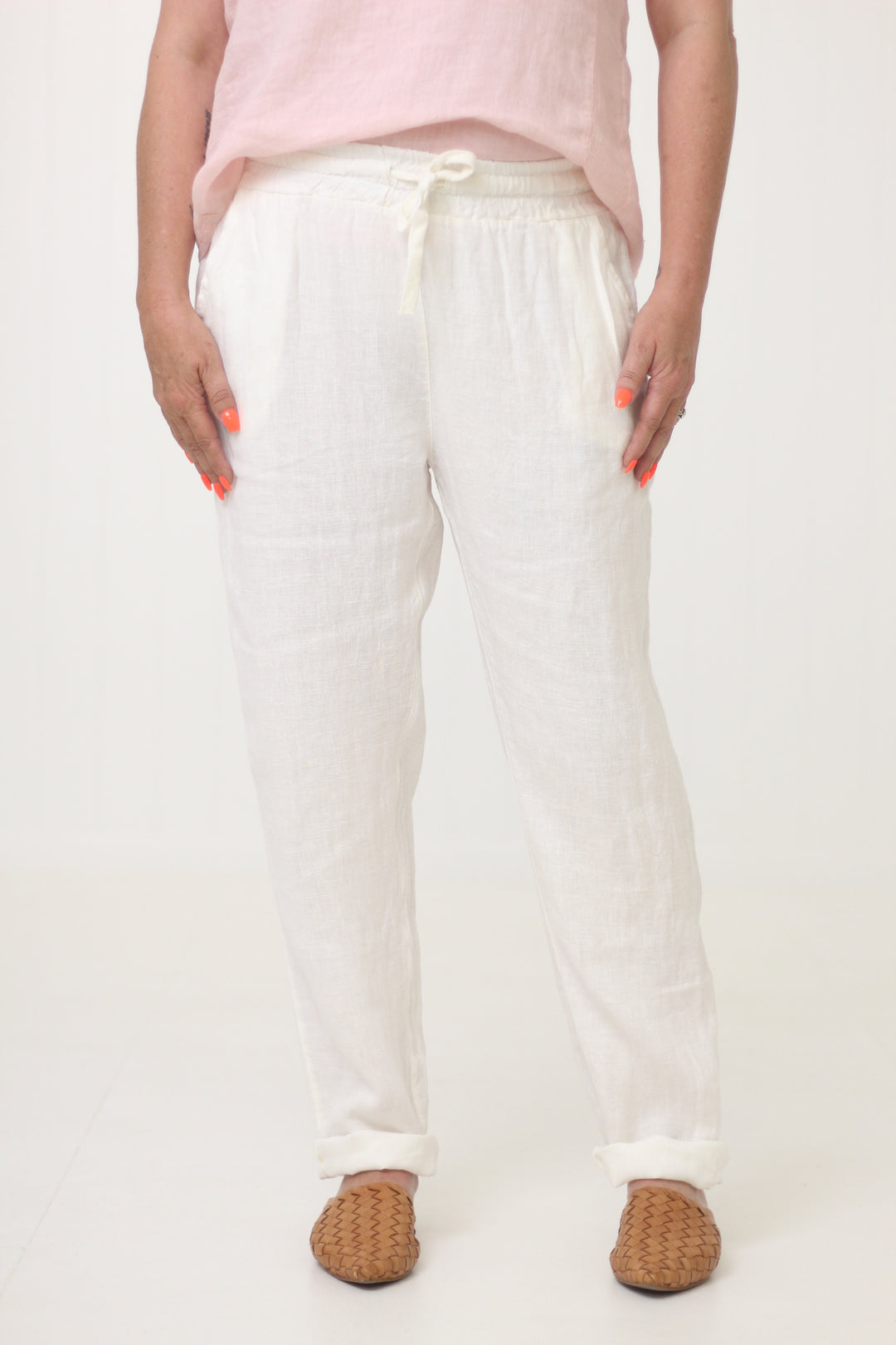 OLIVIA PANT WHITE