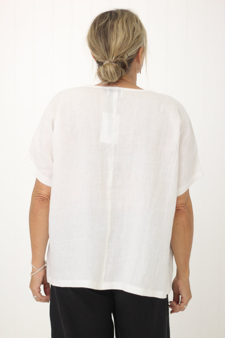HINLEY TOP WHITE