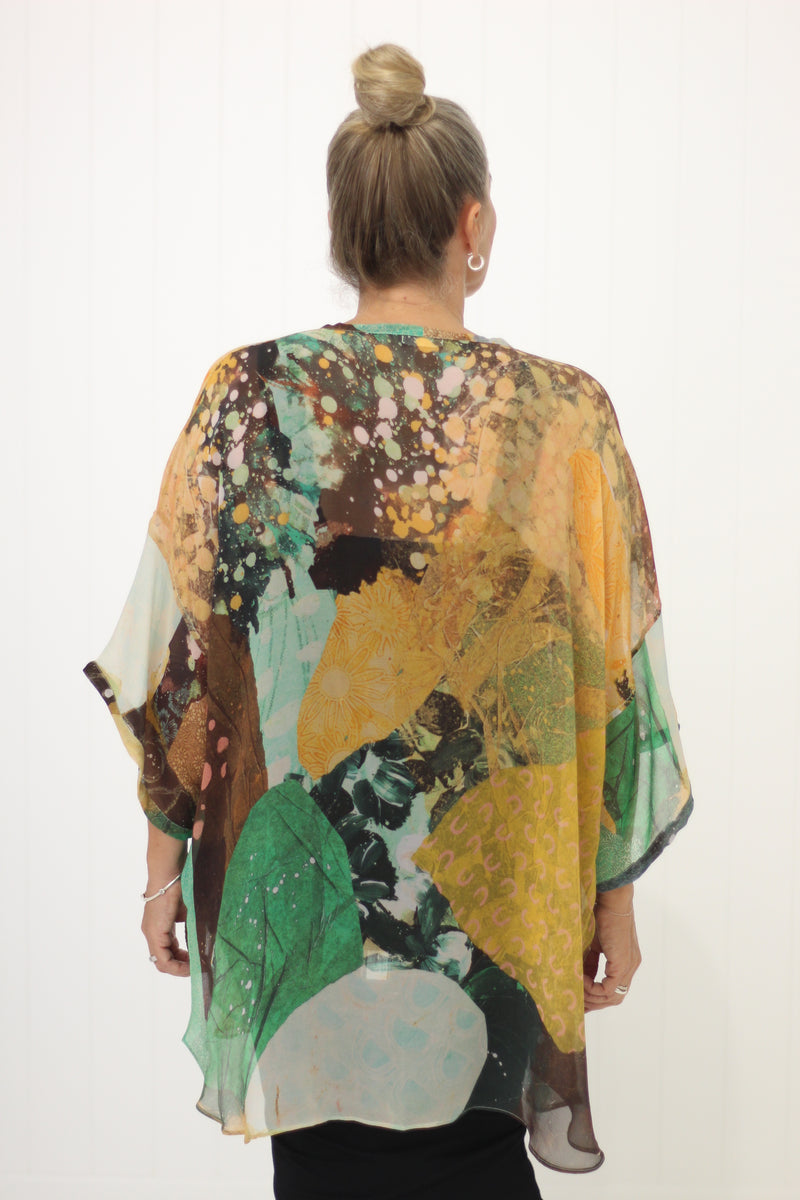 Indira Silk Layer Jacket - Daquino