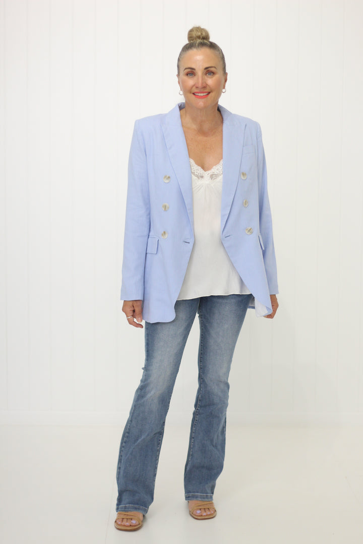 Noemi Lace Cami White