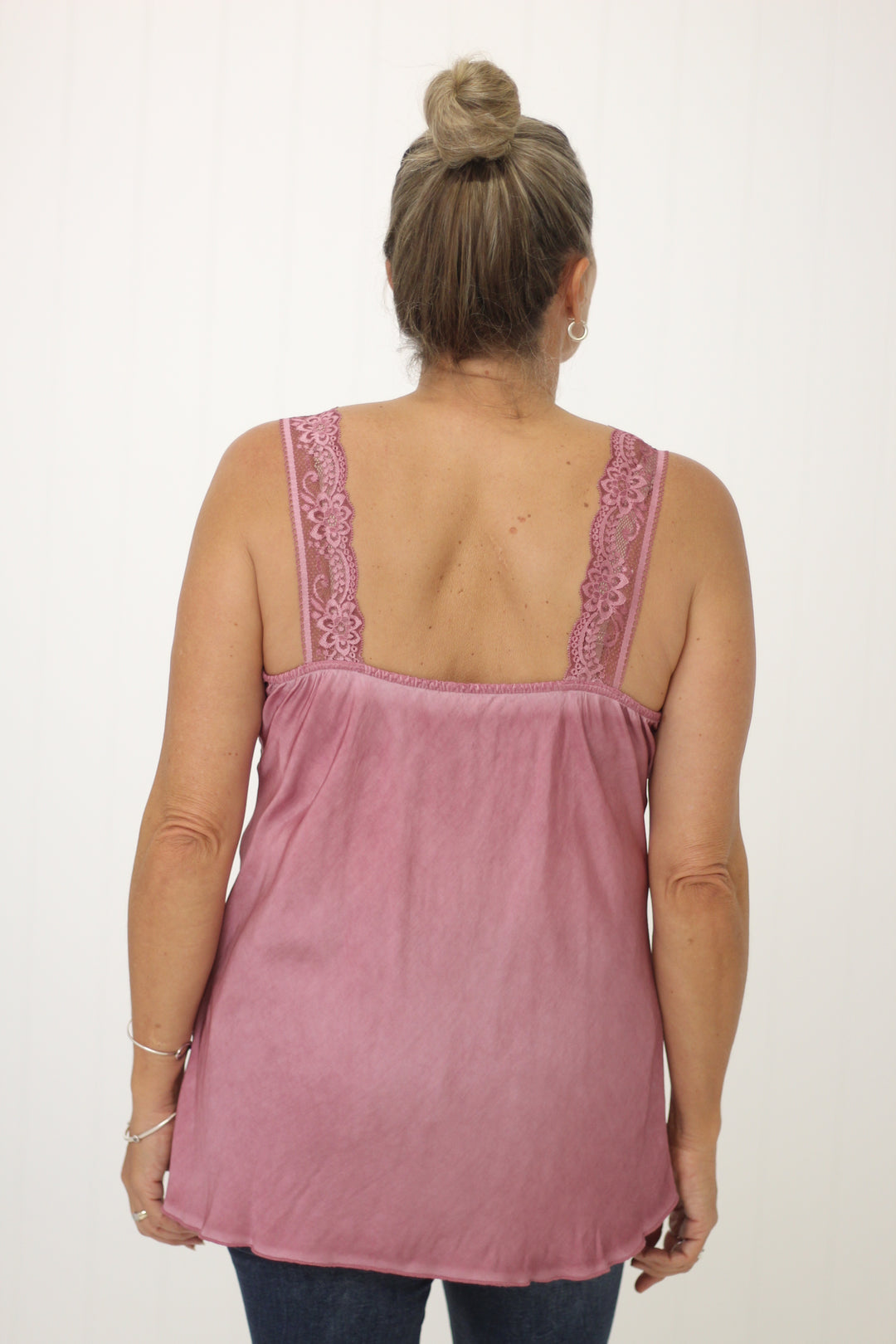 Noemi Lace Cami Rose