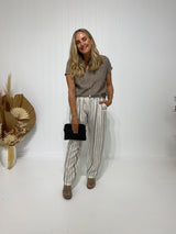 The Luxe Pant Stripe