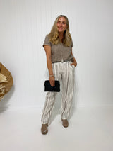 The Luxe Pant Stripe