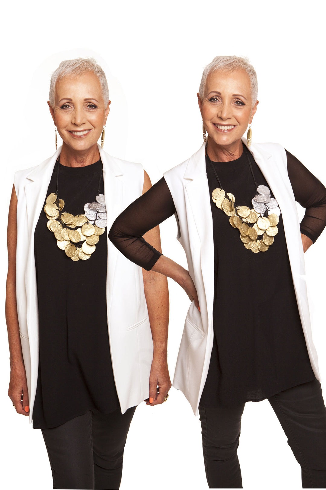 Sleevees Black 3/4 Mesh