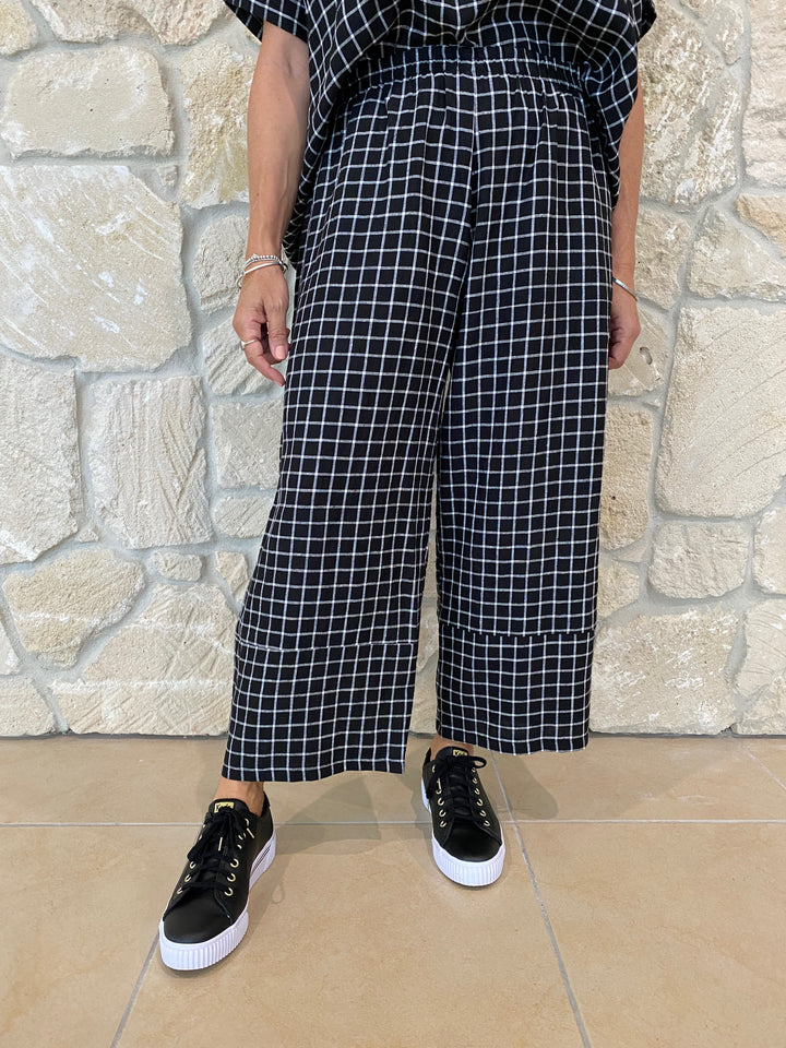 Pearce Pant White Check