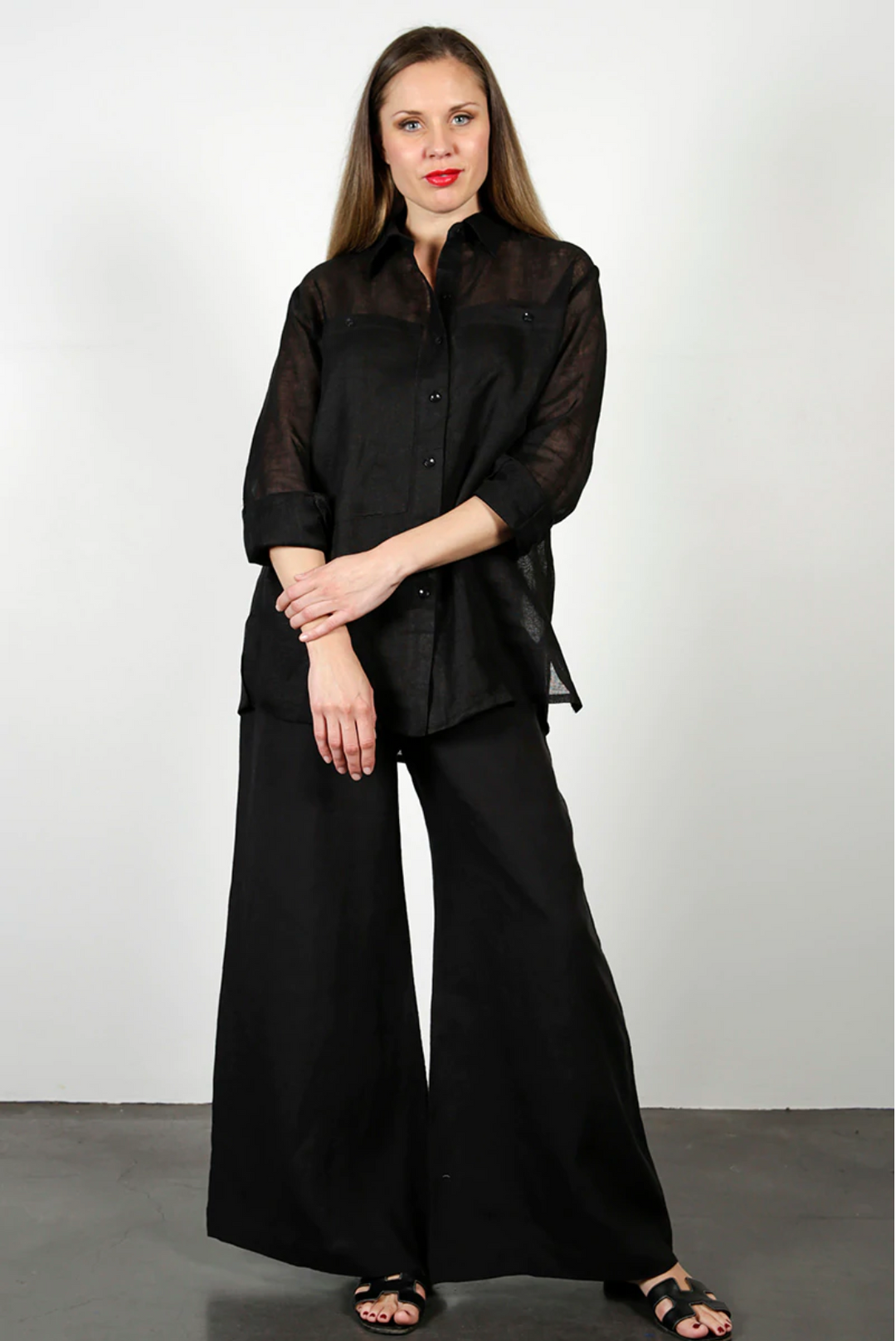 FLARE PANT BLACK