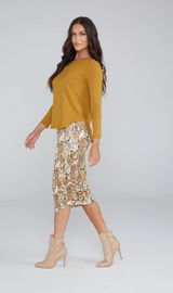 ROSS RUCHED SKIRT