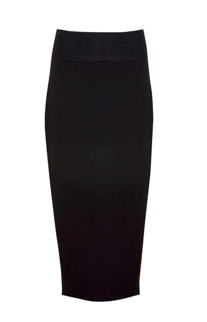 Long Whitney Tube Skirt Black
