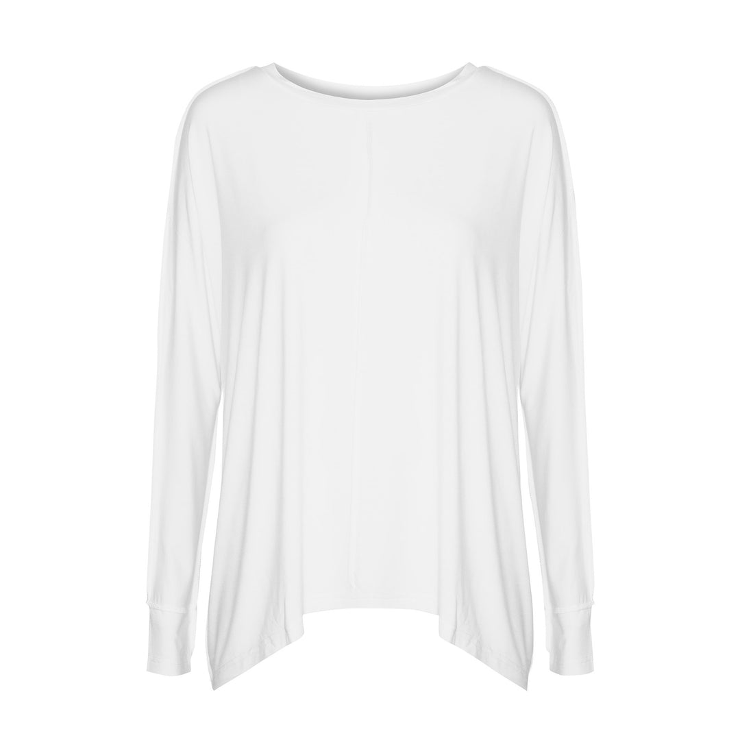 Stella Slouch Tee Sleeved White